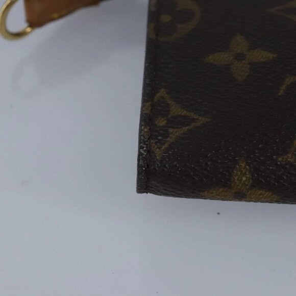 LOUIS VUITTON Monogram Bucket PM Accessory Pouch LV Auth 99773 - Picture 5 of 16
